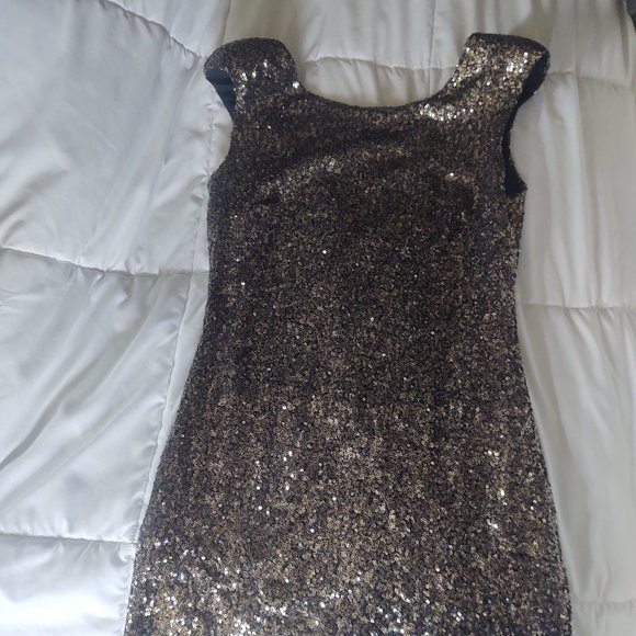 Vintage Hollywood Sequined minidress π - Picture 3 of 3